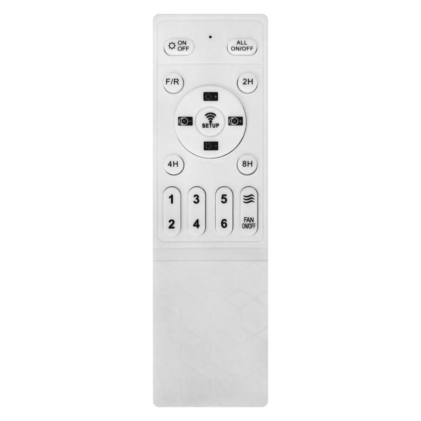 Osram - Luminária de teto LED dimerizável com ventilador CEILING FAN LED/55W/230V 3000-6500K branca + controlo remoto