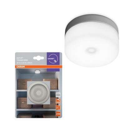 Osram - DOT-IT LED, luz de presença regulável, 0,45 W/5 V, 500 mAh, branco