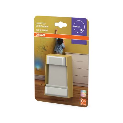 Osram - Luz noturna LED RGBW com sensor LUNETTA LED/0,28W/230V