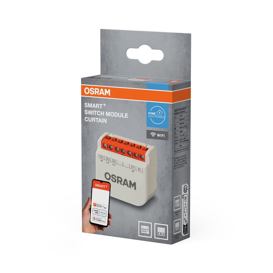 Osram - Módulo de comutação para interruptor de persianas, estores e cortinas SMART+ 230V Wi-Fi