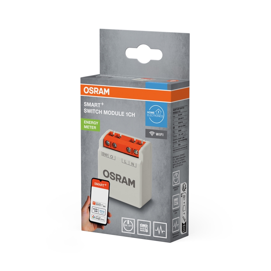 Osram - Módulo para interruptor de 1 botão SMART+ 230V Wi-Fi