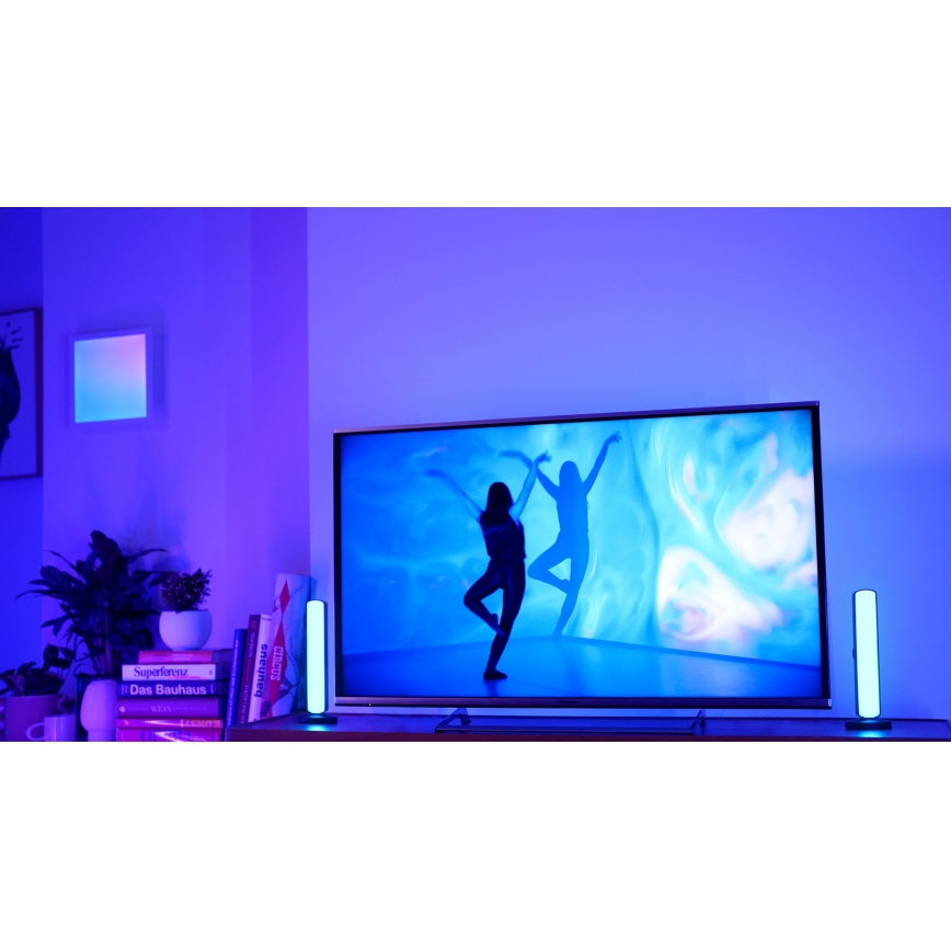 Osram - Pack com 2x Lâmpadas de Mesa LED RGBW Reguláveis MOOD LIGHT LED/4W/230V 2700-6500K Wi-Fi + comando remoto