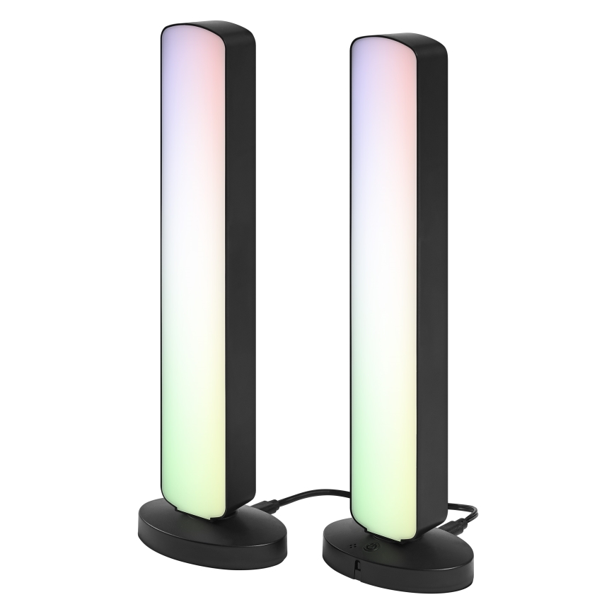 Osram - Pack com 2x Lâmpadas de Mesa LED RGBW Reguláveis MOOD LIGHT LED/4W/230V 2700-6500K Wi-Fi + comando remoto