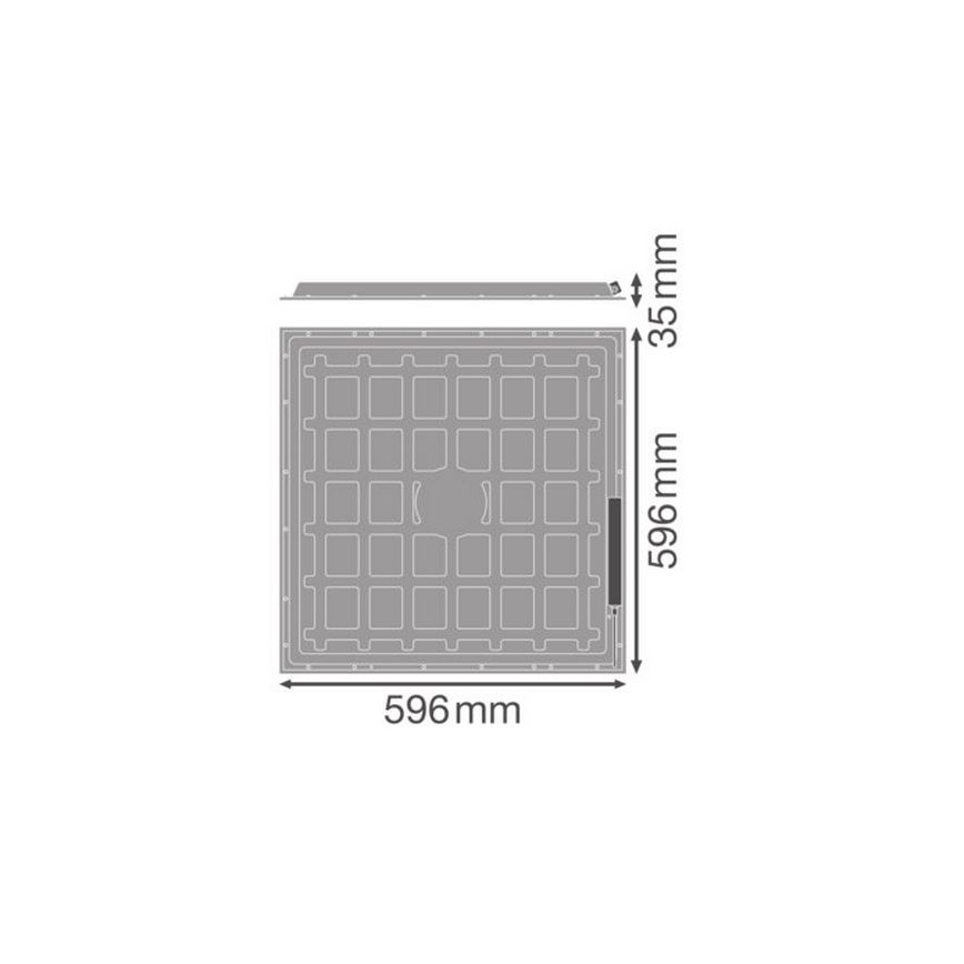 Osram - Painel LED de embutir ESSENTIAL LED/36W/230V 4000K 60x60 cm