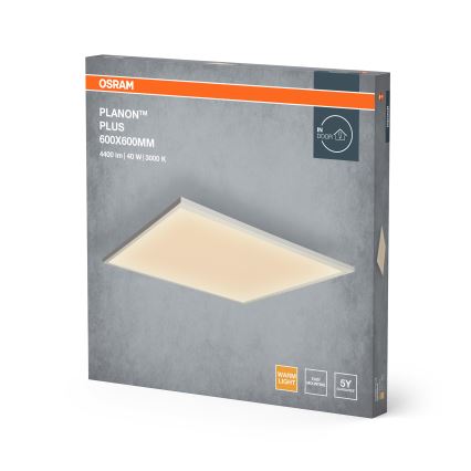 Osram - Painel LED de sobrepor PLANON LED/40W/230V 59,5x59,5 cm branco