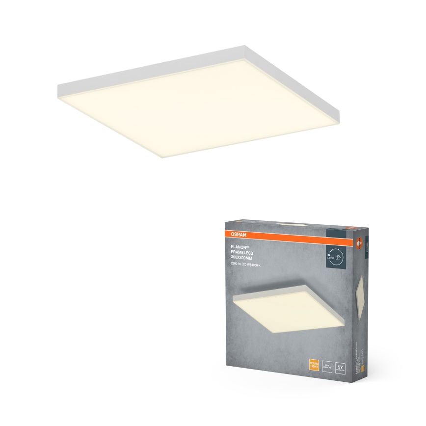 Osram - Painel LED de superfície PLANON LED/20W/230V 3000K 30x30 cm branco