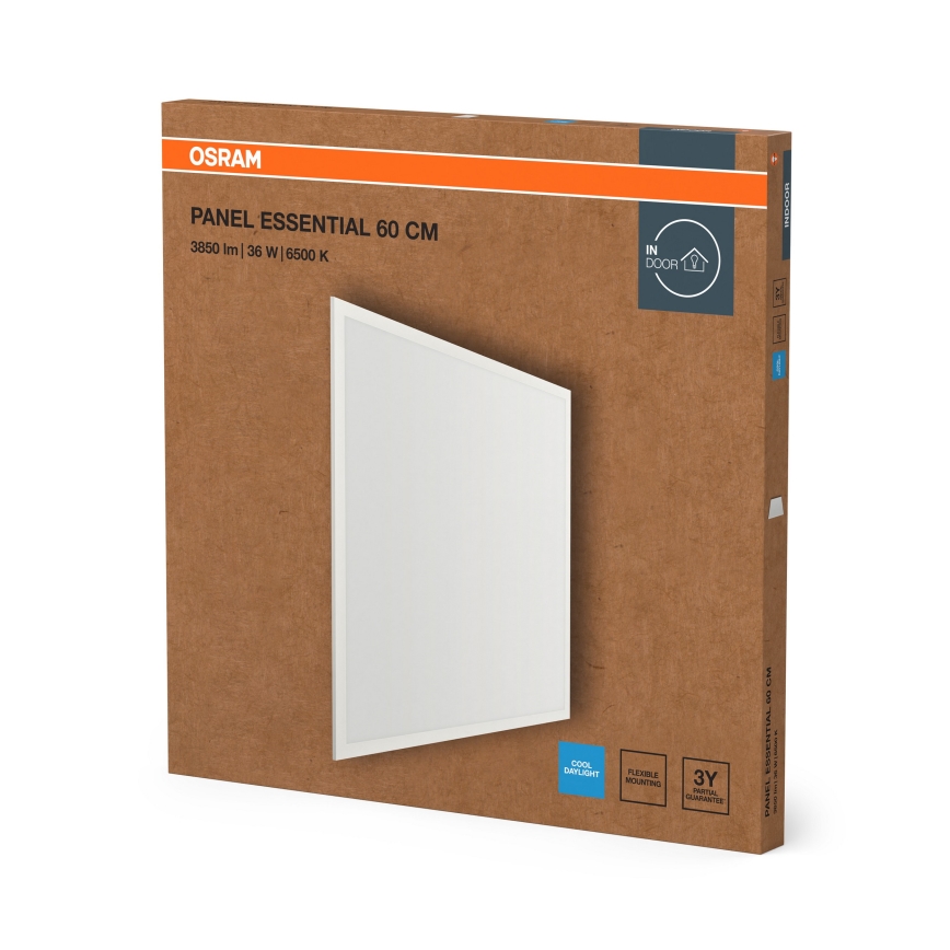 Osram - Painel LED para teto rebaixado ESSENTIAL LED/36W/230V 6500K 59,6x59,6 cm branco