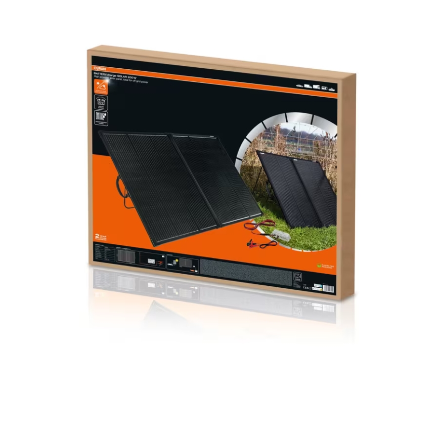 Osram - Painel solar para carregamento autónomo BATTERY CHARGE SOLAR 200W IP65