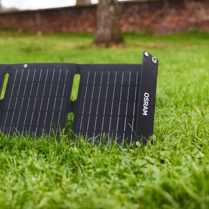 Osram - Painel solar para carregamento autónomo de baterias BATTERY CHARGE SOLAR 20W IP65
