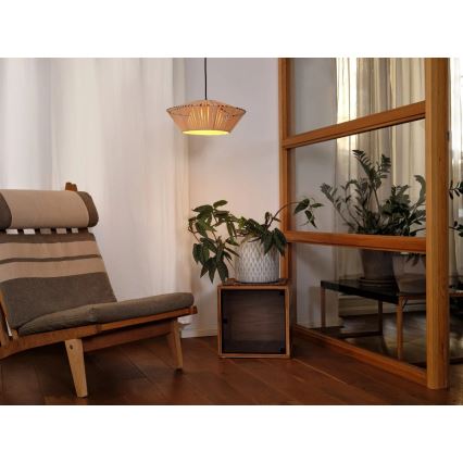 Osram - Pendente em cabo DECOR STRIPES 1xE27/10W/230V Ø 40,5 cm bege