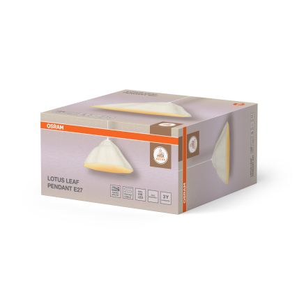 Osram - Pendente em cabo LOTUS LEAF 1xE27/9W/230V Ø 39,6 cm