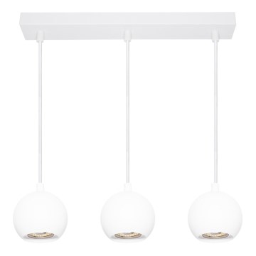 Osram - Pendente em cabo SPOT SPHERAL 3xGU10/6W/230V branco