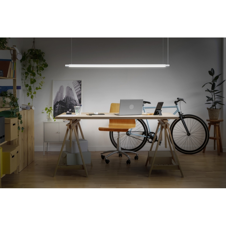Osram - Lustre dimerizável suspenso por cabo OFFICE LINE LED/40W/230V 4000K 120 cm branco