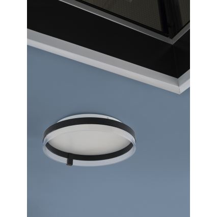 Osram - Luminária de teto LED DECOR CIRCLE LED/25W/230V 3000/4000/6500K Ø 40 cm preto/branco
