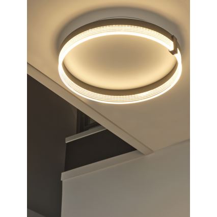 Osram - Luminária de teto LED DECOR CIRCLE LED/25W/230V 3000/4000/6500K Ø 40 cm preto/branco