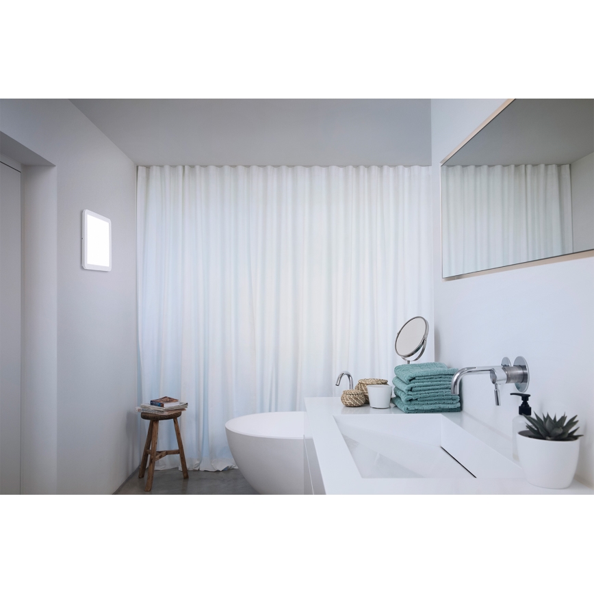 Osram - Luminária de teto LED para casa de banho ORBIS DISC LED/22W/230V 3000/4000K 30x30 cm IP44 branca