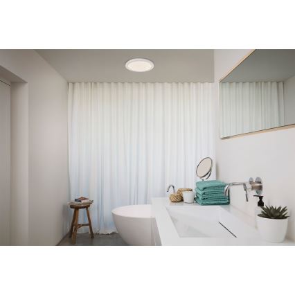 Osram - Candeeiro de tecto LED para casa de banho ORBIS DISC LED/22W/230V 3000/4000K diâmetro 30 cm IP44 branco