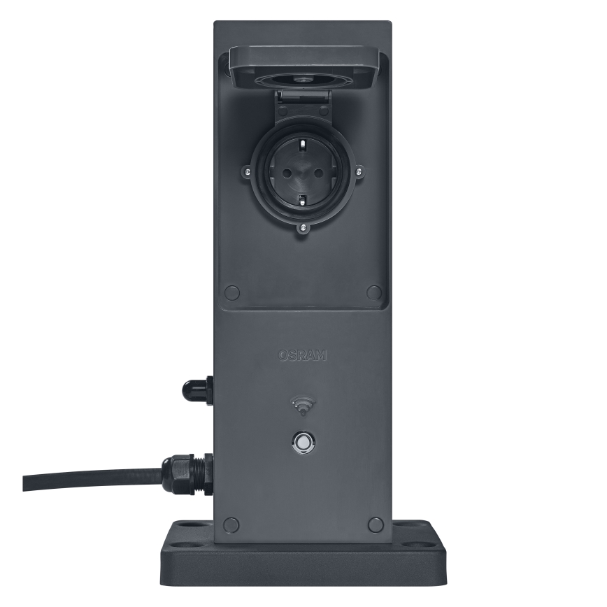 Osram - Poste para exterior com 2 tomadas SCHUKO e repetidor Wi-Fi IP44