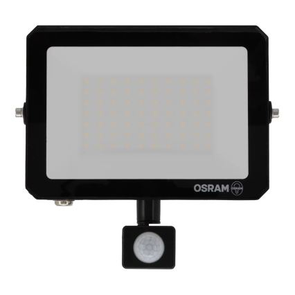 Osram - Refletor LED com sensores de movimento e de crepúsculo FLOODLIGHT LED/50W/230V 3000K IP65 preto