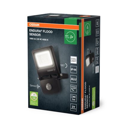 Osram - Refletor LED com sensor ENDURA LED/20W/230V 4000K IP44
