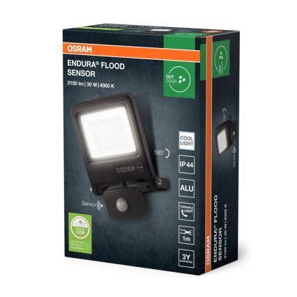 Osram - Refletor LED com sensor ENDURA LED/30W/230V IP44