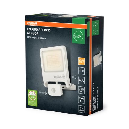 Osram - Refletor LED com sensor ENDURA LED/50W/230V 3000K IP44
