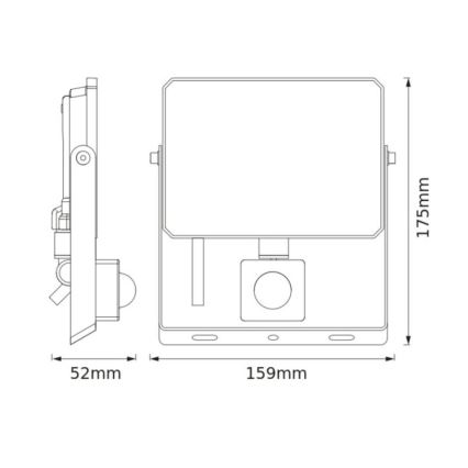 Osram - Refletor LED com sensor FLOODLIGHT LED/30W/230V 3000K IP65