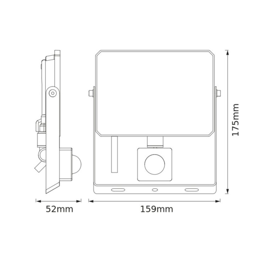 Osram - Refletor LED com sensor FLOODLIGHT LED/30W/230V 3000K IP65