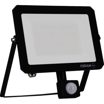 Osram - Refletor LED com sensores de movimento e de crepúsculo FLOODLIGHT LED/50W/230V 3000K IP65 preto