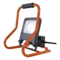 Osram - Refletor LED com suporte e tomadas R-STAND LED/50W/230V 4000K IP44 laranja/antracite