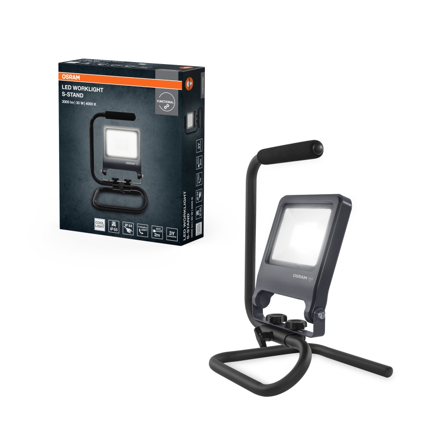 Osram - Refletor LED com suporte S-STAND LED/30W/230V 4000K IP65 antracite