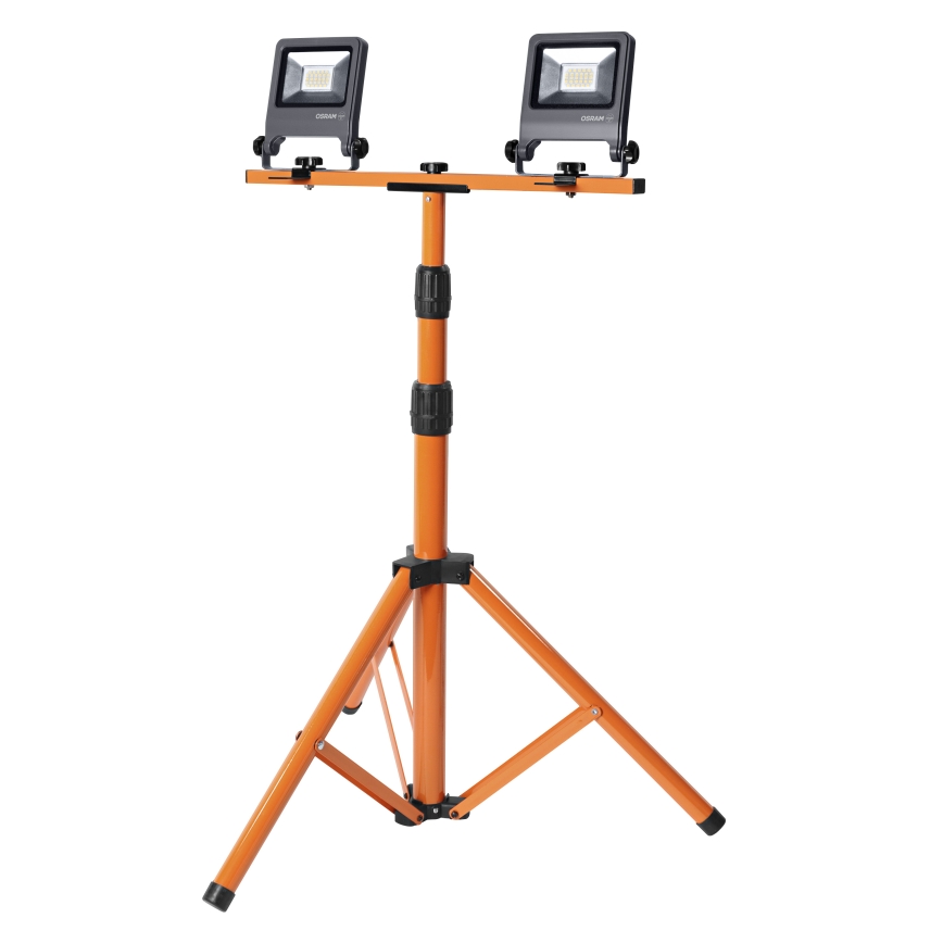Osram - Refletor LED com suporte TRIPOD 2xLED/20W/230V 4000K IP65 laranja/antracite