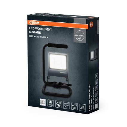Osram - Refletor LED com tripé S-STAND LED/50W/230V 4000K IP65 antracite