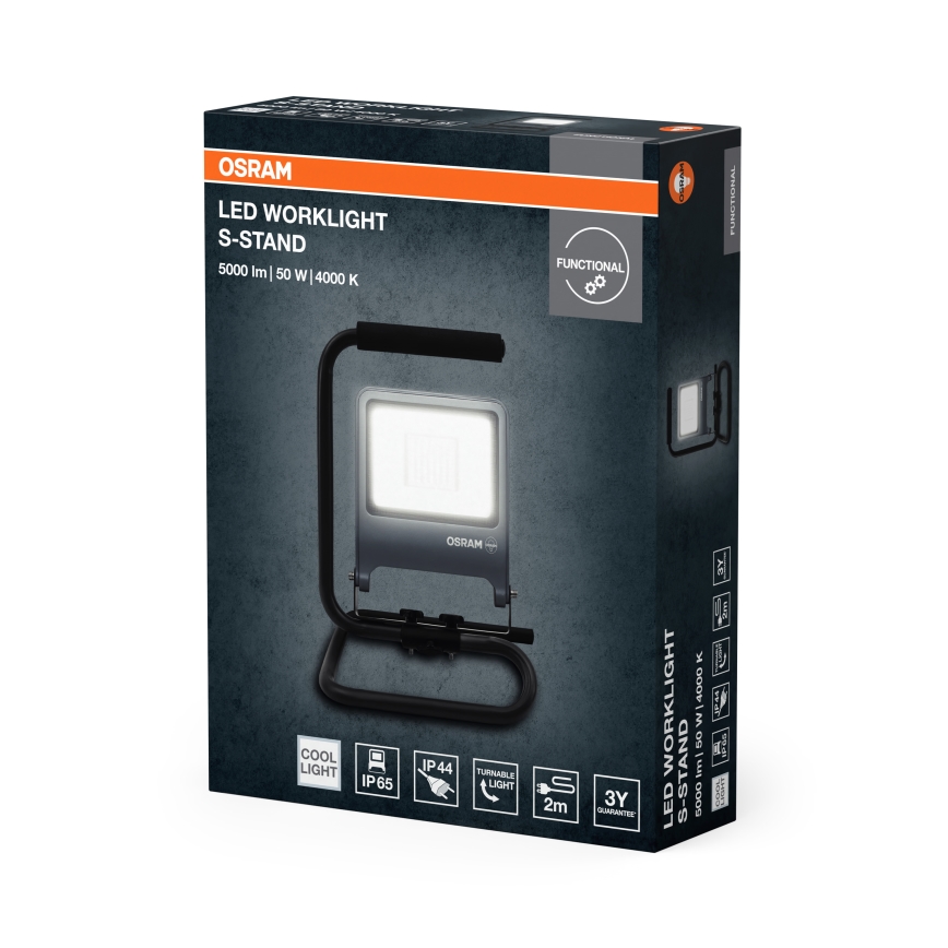 Osram - Refletor LED com tripé S-STAND LED/50W/230V 4000K IP65 antracite