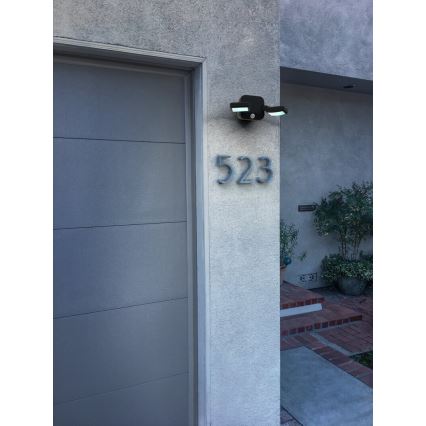 Osram - Refletor LED de parede para exterior com sensor BATTERY 2xLED/5W/4xD IP54