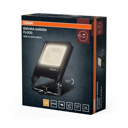 Osram - Refletor ENDURA LED/20W/230V 3000K IP65 antracite
