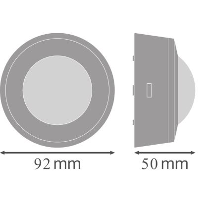 Osram - Sensor de movimento infravermelho 230V IP44 branco