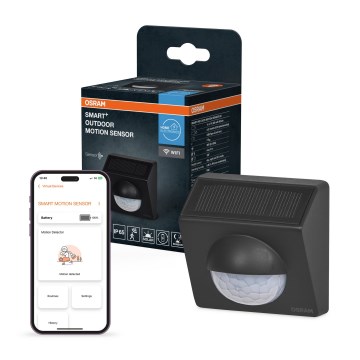 Osram - Sensor solar de movimento para exterior SMART+ 3,7V antracite IP65 Wi-Fi 800 mAh