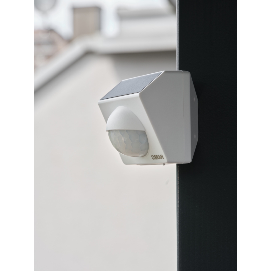 Osram - Sensor solar de movimento para exterior SMART+ 3,7V branco IP65 Wi-Fi 800 mAh