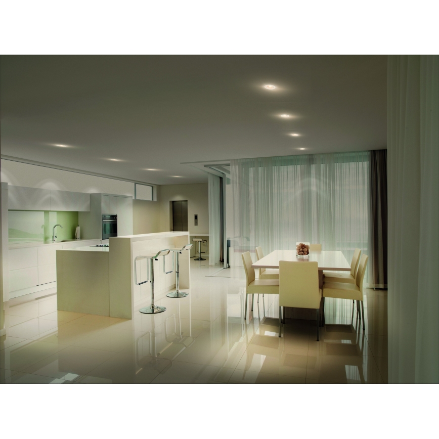 Osram - Spot LED encastrável 1xGU10/4,3W/230V 2700K IRC 90 branco