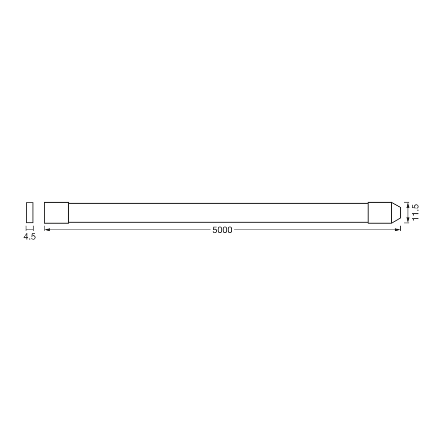 Osram - LED RGBW Fita regulável para exteriores SMART+ FLEX 5m LED/14,5W/230V 2700-6500K IP44 Wi-Fi