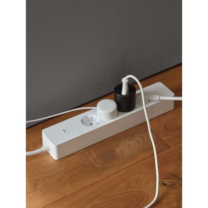 Osram - Tomada inteligente SMART+ MATTER SCHUKO 2300W/230V/10A Wi-Fi preta