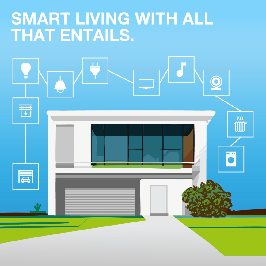 Osram - Tomada inteligente SMART+ MATTER SCHUKO 2300W/230V/10A Wi-Fi preta
