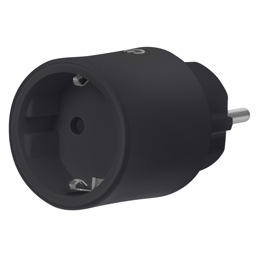 Osram - Tomada inteligente SMART+ MATTER SCHUKO 2300W/230V/10A Wi-Fi preta