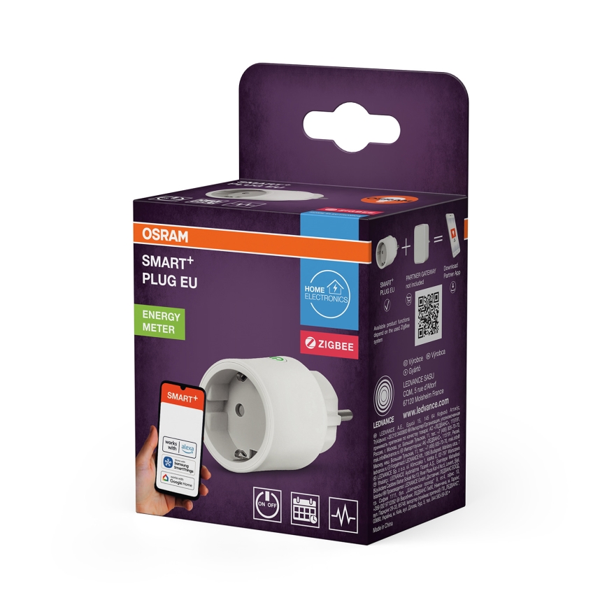 Osram - Tomada inteligente SMART+ SCHUKO 2300W/230V/10A branca