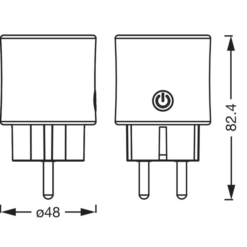 Osram - Tomada inteligente SMART+ SCHUKO 2300W/230V/10A branca