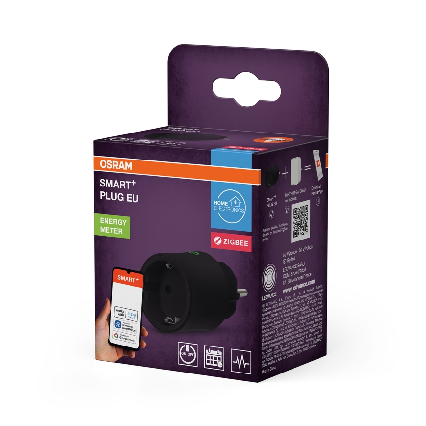 Osram - Tomada inteligente SMART+ SCHUKO 2300W/230V/10A preta