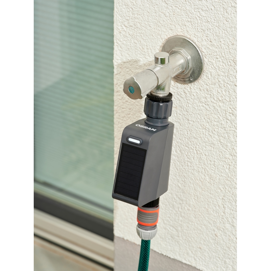 Osram - Válvula de rega com painel solar SMART+ IP55 Wi-Fi