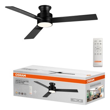 Osram - Ventilador de tecto LED dimerizável BLADE LED/18W/230V 3000/4000/6000K + controlo remoto