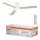 Osram - Ventilador de teto BLADE LED dimerizável/18W/230V 3000/4000/6000K + controlo remoto